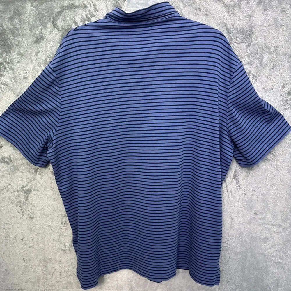 Polo Ralph Lauren polo shirt men xl Striped blue cotton